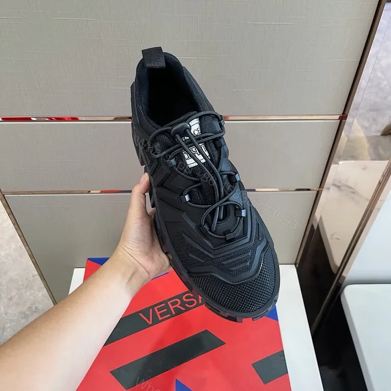 View 4 of Versace Bold silhouette Luxury Sneaker: All-Day Comfort