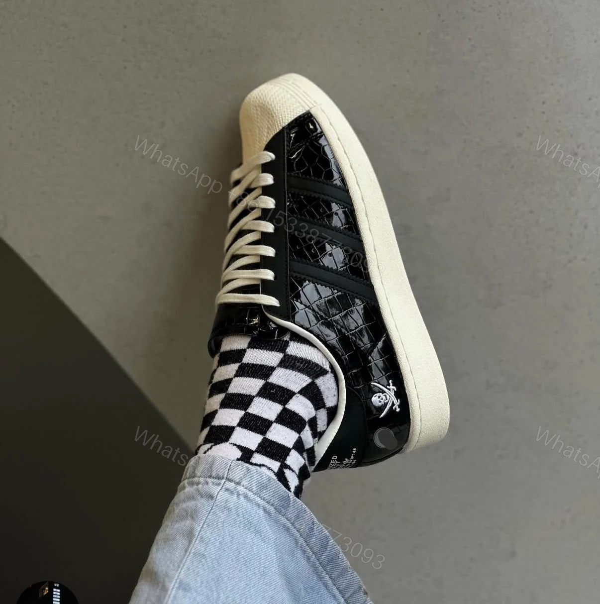 View 2 of Adidas Originals Superstar Danger First Copy Shoes — Men's | COD India