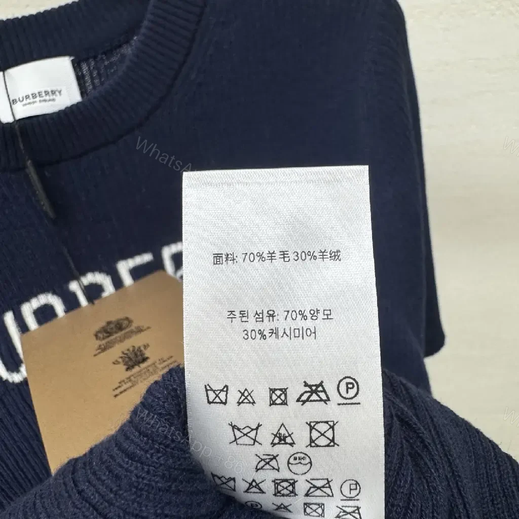 View 8 of Chic Navy Knit Tee: Premium Textured Crew-Neck Top