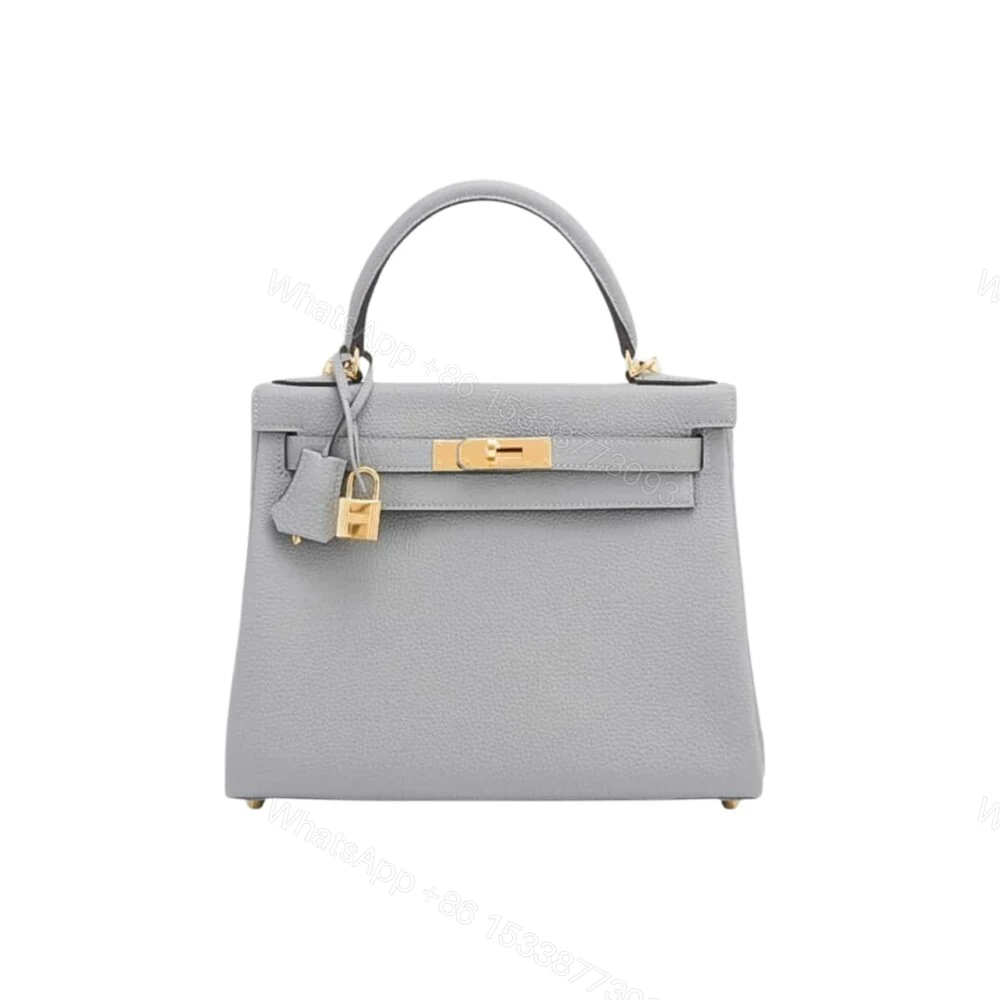 Hermes Kelly 25 Togo Handbag Gris Mouette 25Cm — view 1
