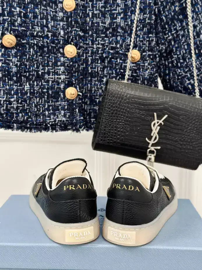 View 4 of PRADA SUEDE SNEAKERS ALABASTER BLACK – PRD082