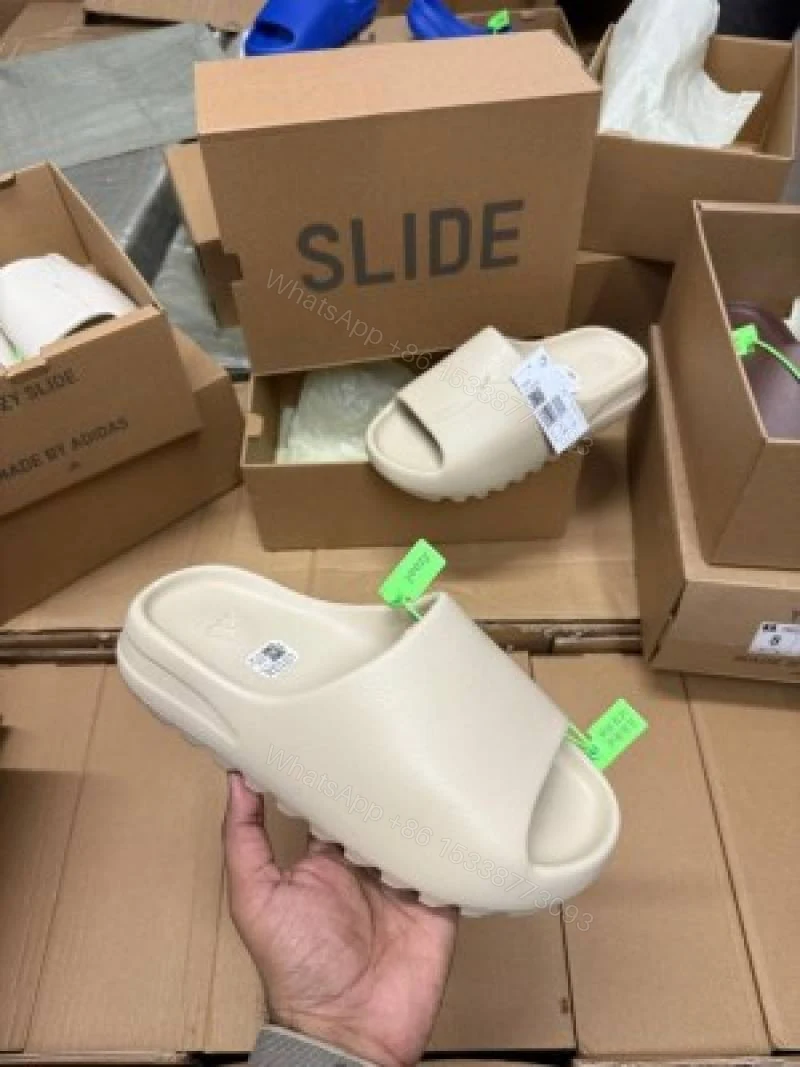 First Copy Adidas Yeezy Slide YZY OG Box Bone — view 1
