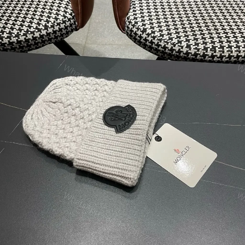 View 6 of Cozy Knit Beanie in Gray: Premium Textured Warmth