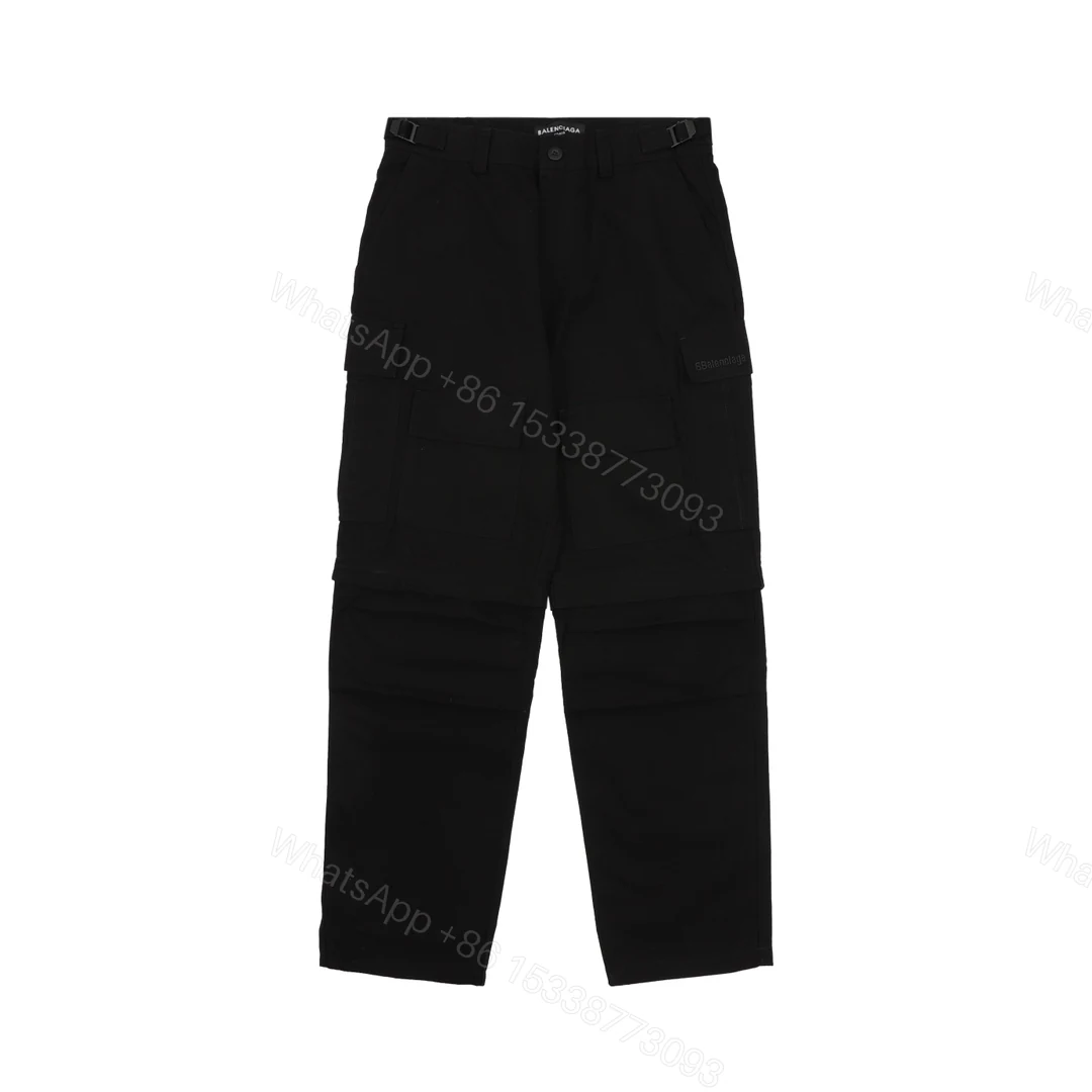 Balenciaga 一比一男士黑色多袋工作褲 工裝風雙層立體剪裁 — view 1