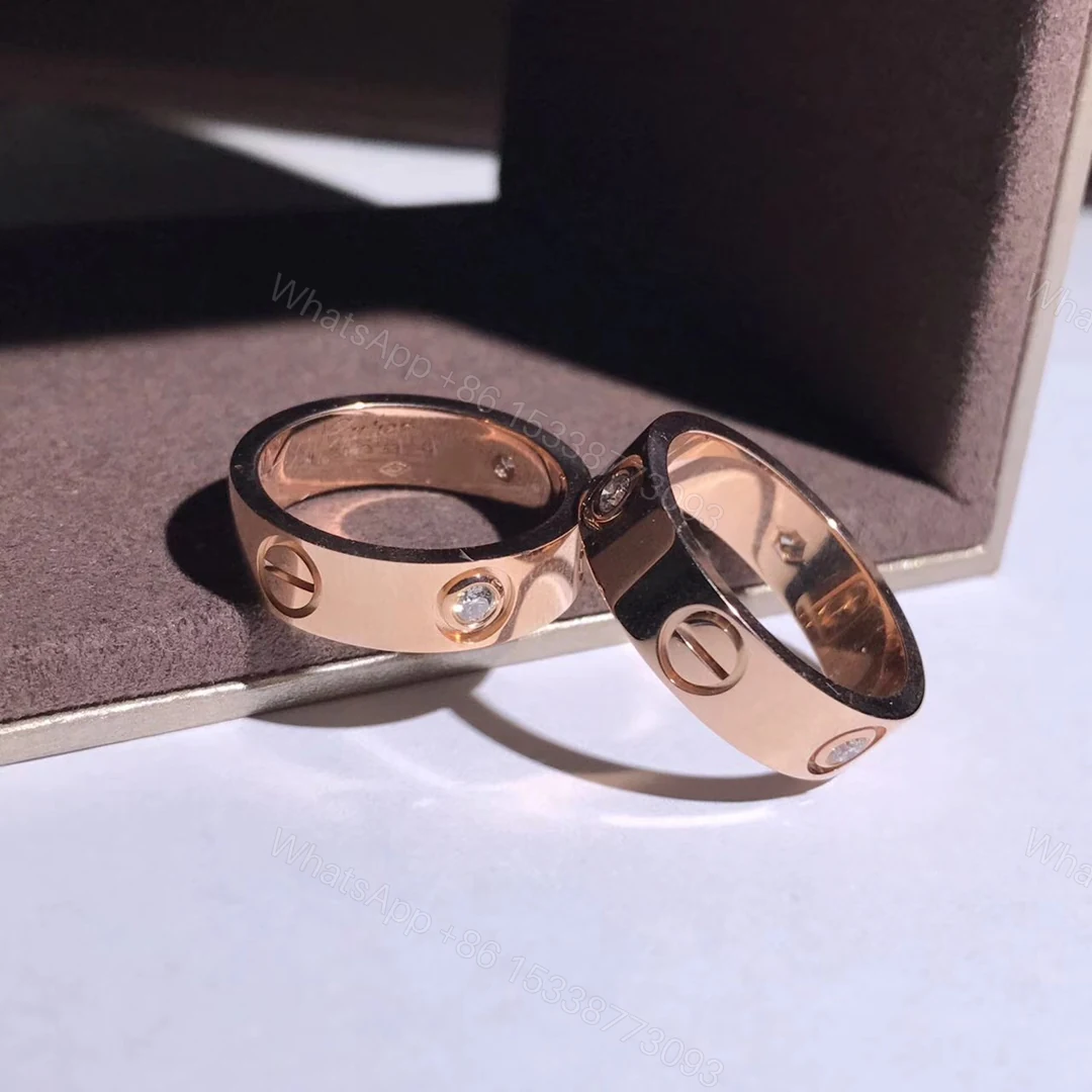View 6 of Cartier Love Ring, 3 diamonds