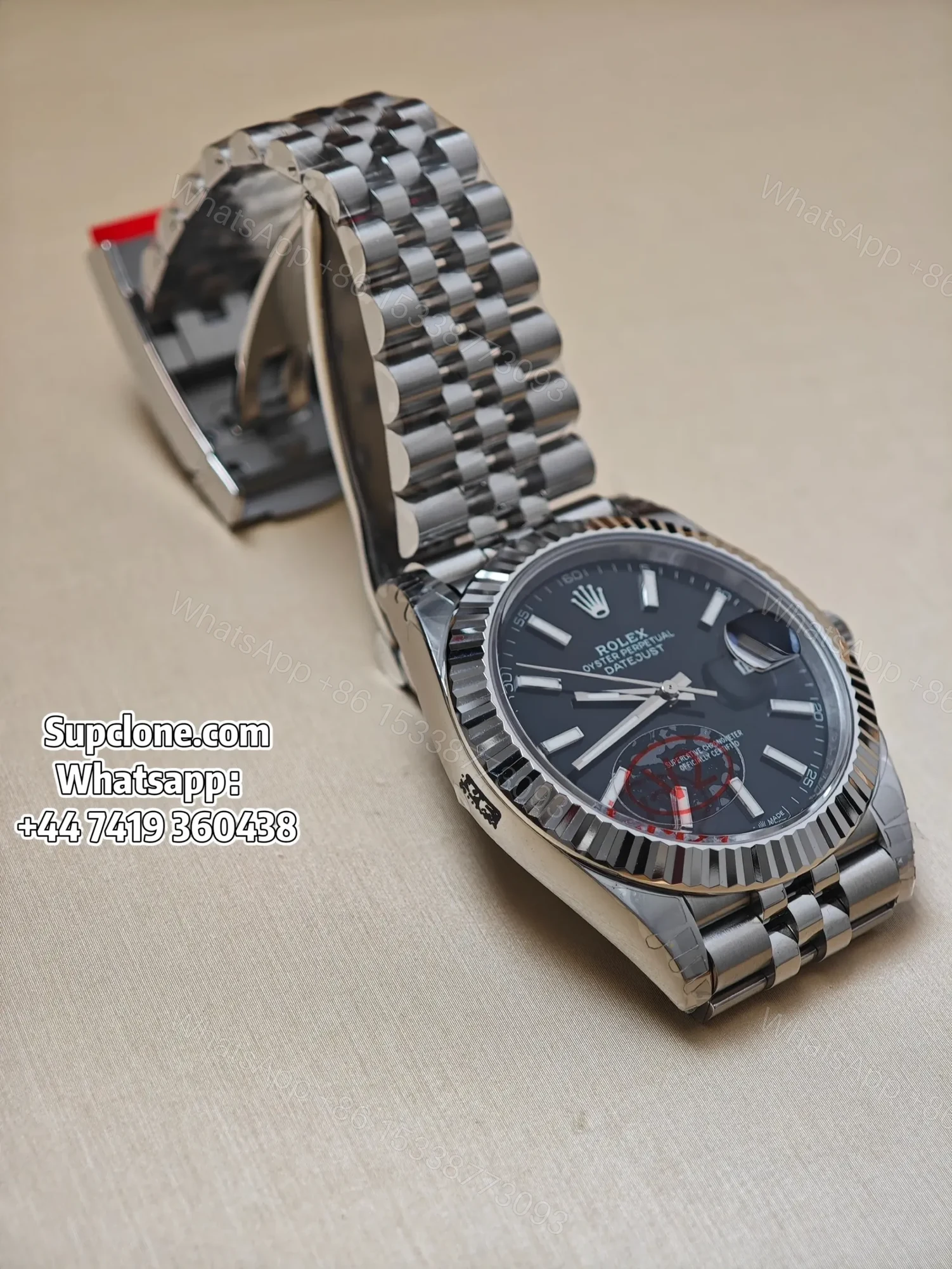 View 3 of Rolex Datejust 41 M126334 Black Dial – 1:1 Super Clone