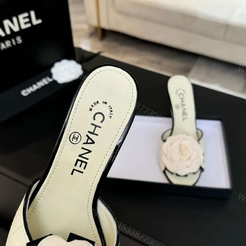 View 9 of Floral-Embellished Slide: Luxe Comfort, Couture Style