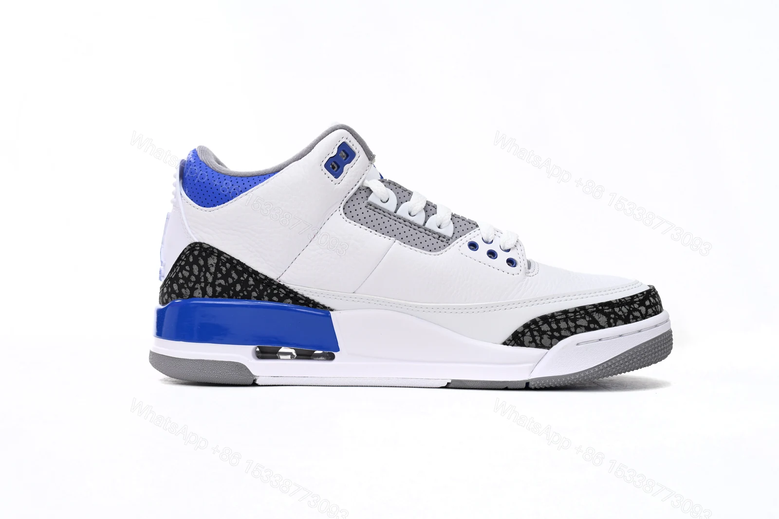 View 7 of Air Jordan 3 Retro Racer Blue CT8532-145