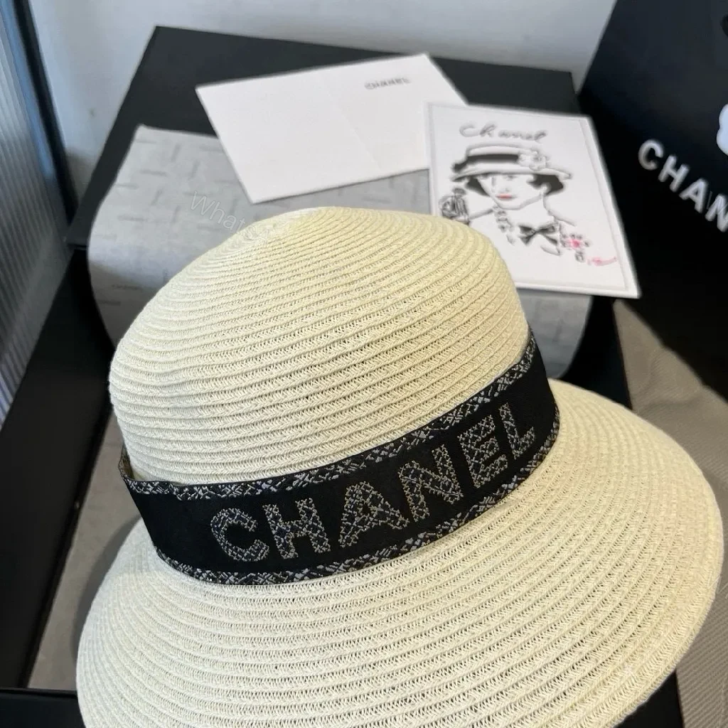 View 2 of Lightweight Straw Hat, Cloche Style, Signature Band