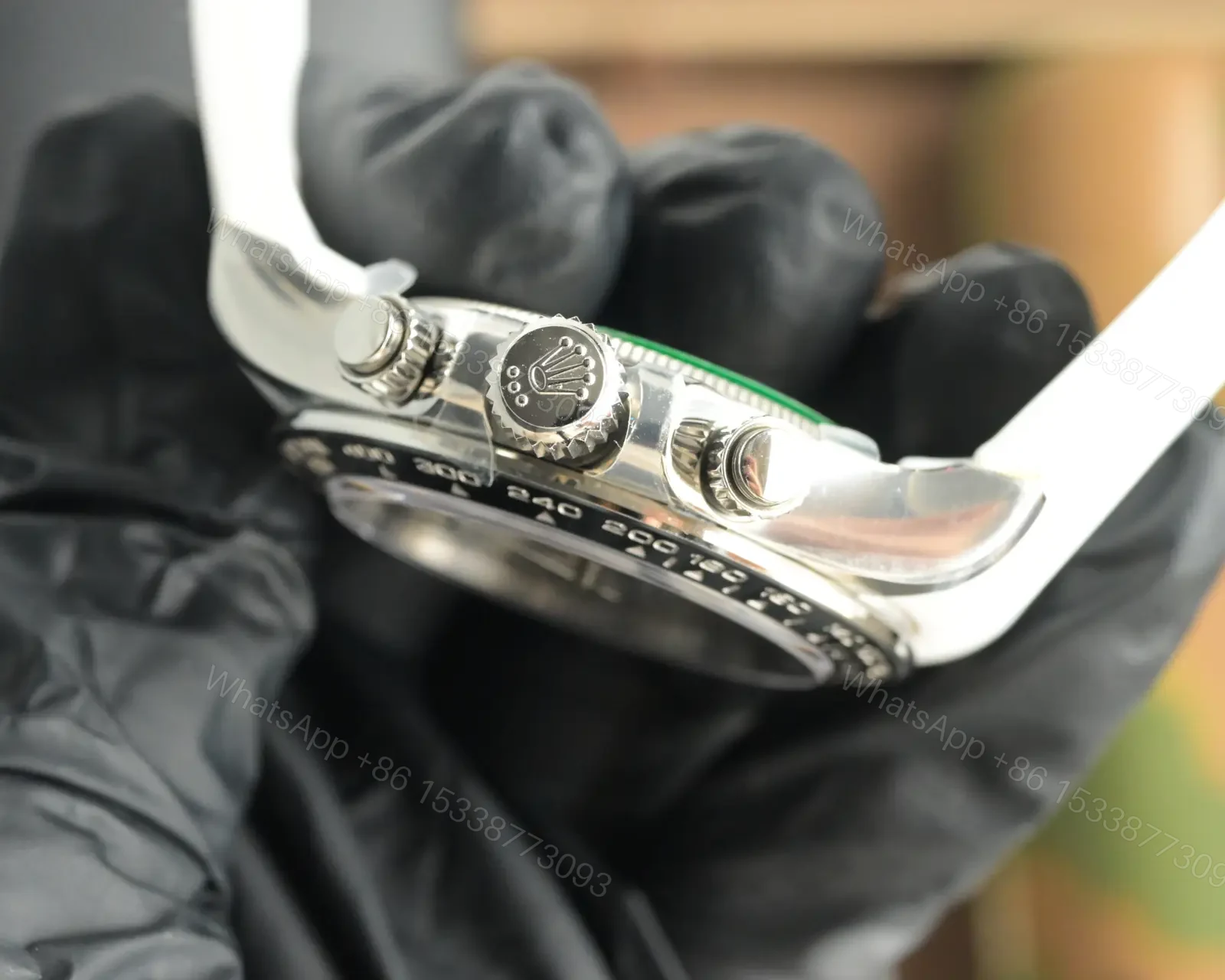 View 4 of Rolex Daytona Skeleton Black Dial White Strap Edition 40mmRG-DAYTONA-SKELETON-WHITE