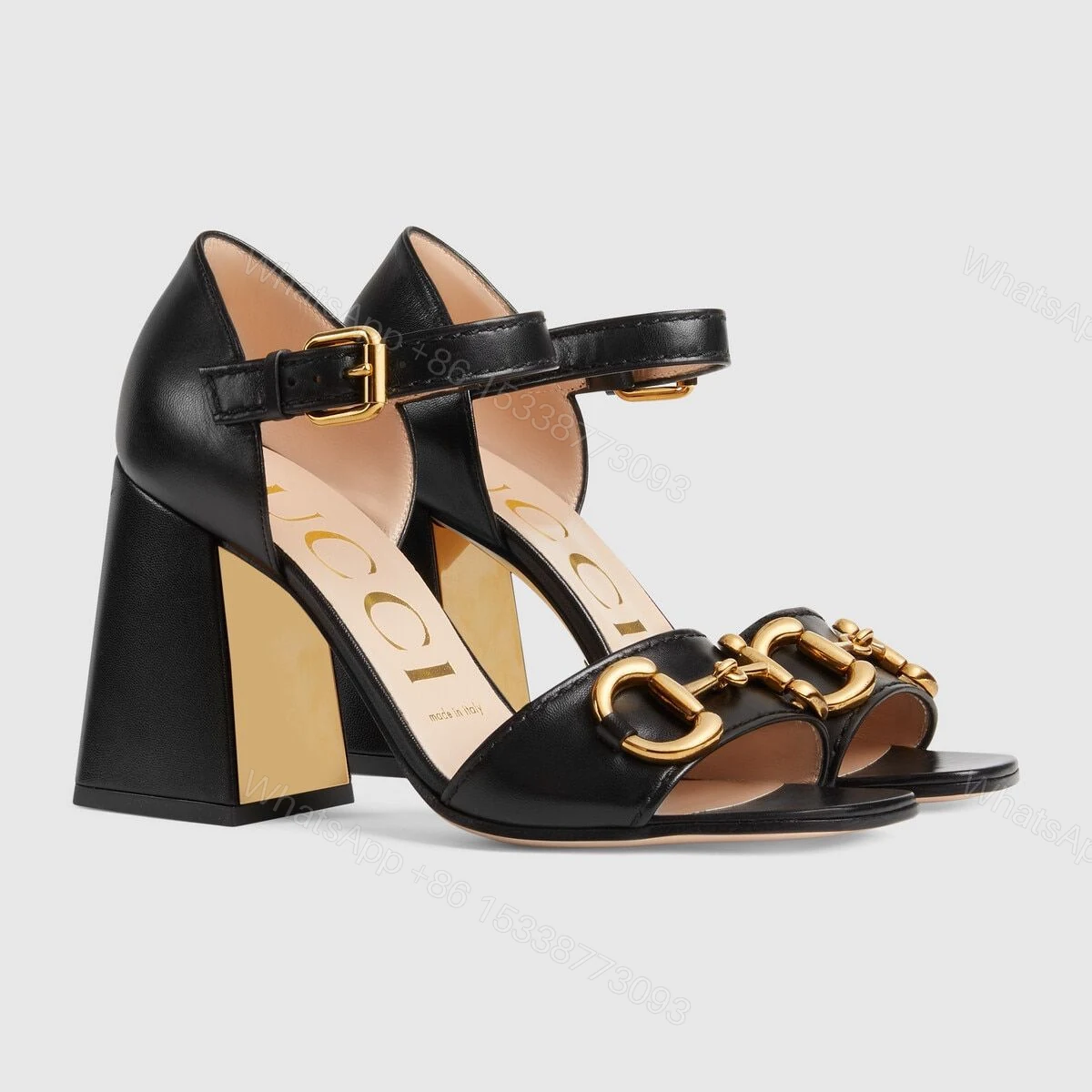 BUY GUCCI FIRST COPY BLOCK HEELS FOR LADIES — view 1