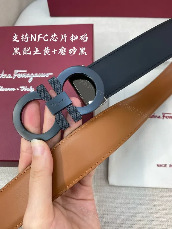 View 5 of Gancini Italian Leather Belt â€“ Refined Everyday Luxury Belt