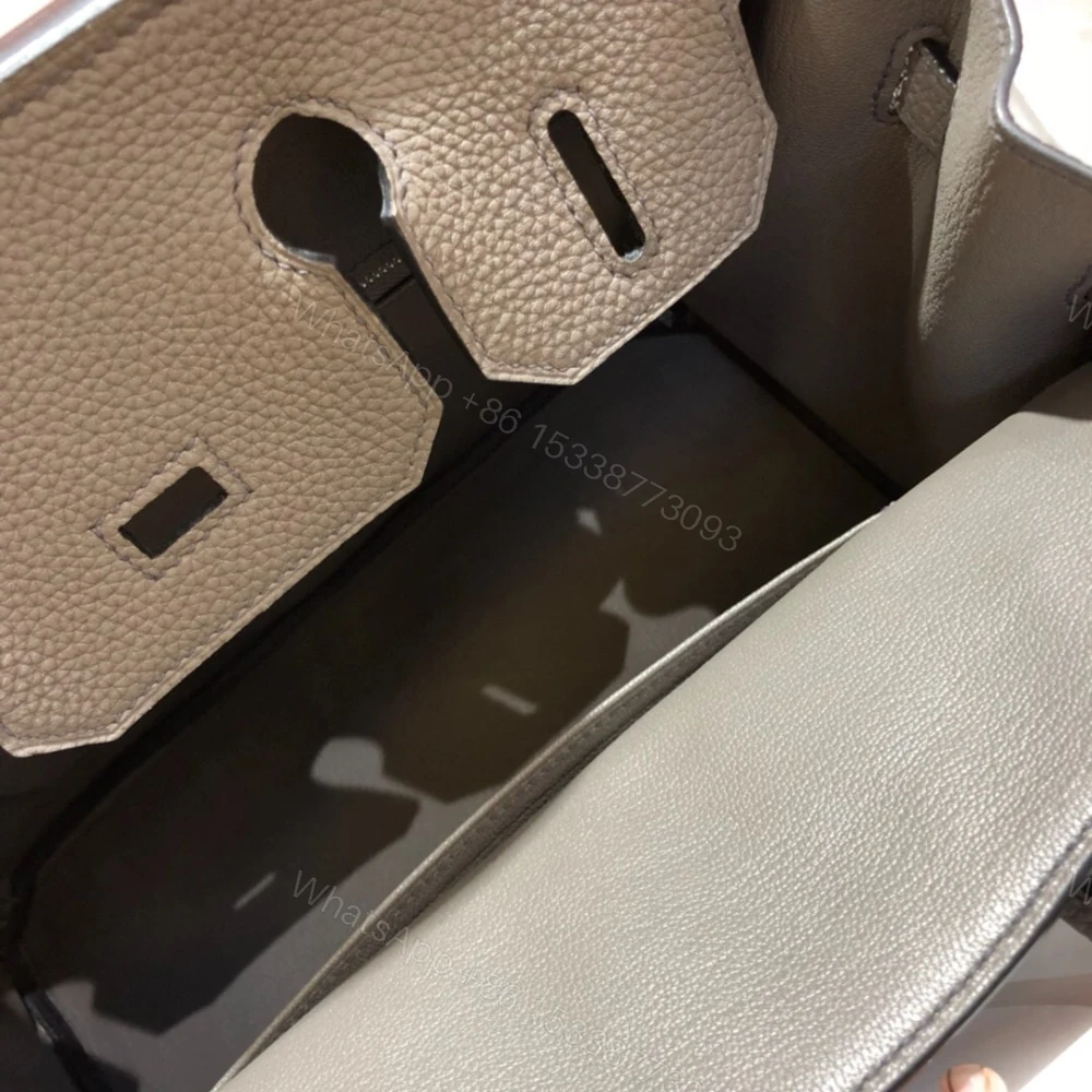 View 5 of Hermes Birkin 25 Togo Gris Meyer 25Cm