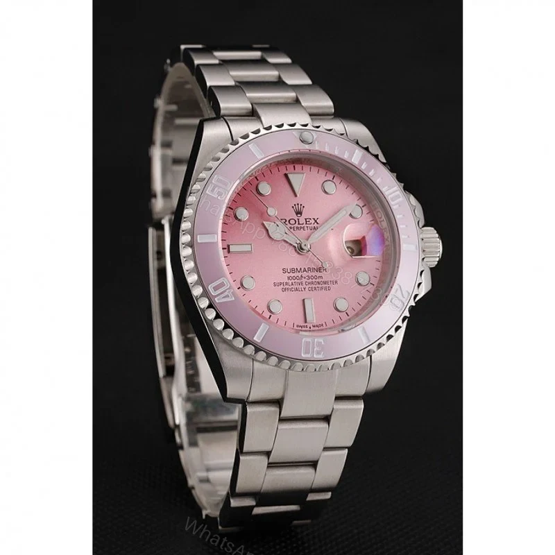 View 2 of Superclone Rolex Submariner Pink Dial 1453980