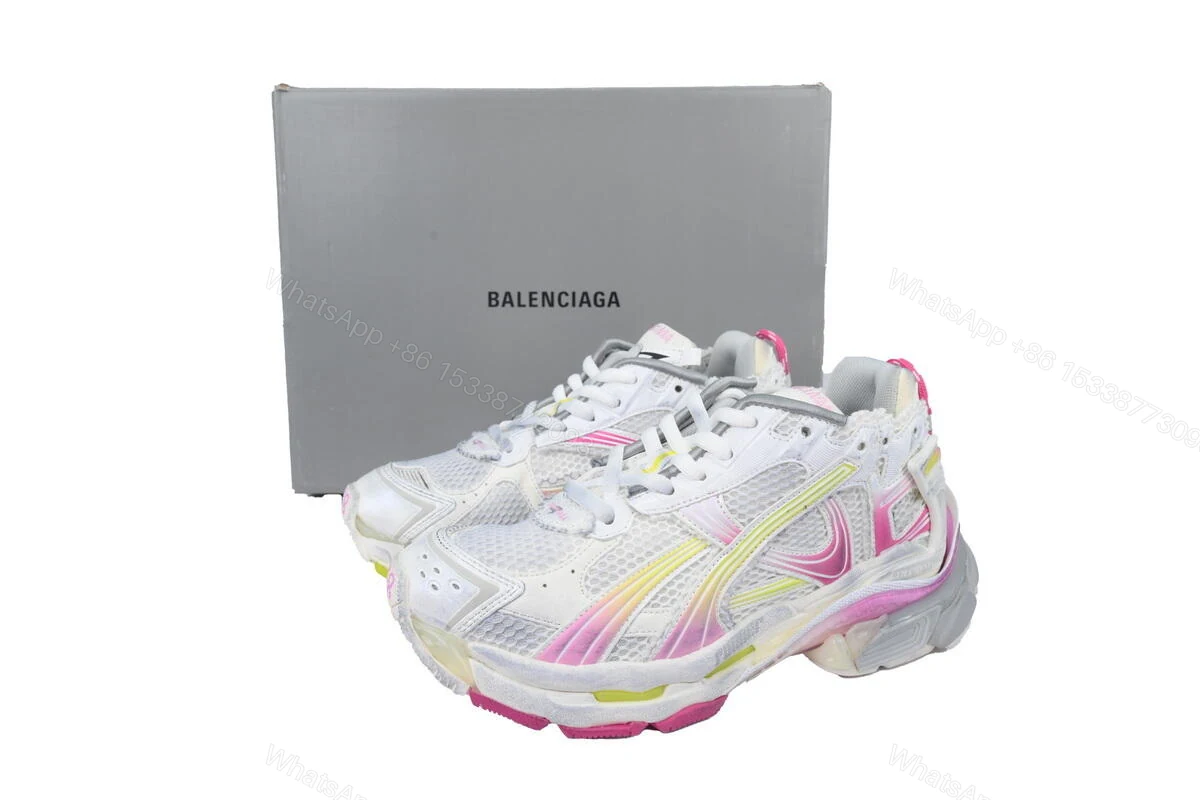 View 6 of Balenciaga Runner Sneaker Gradient Yellow Powder 772767 WRUNG 9517