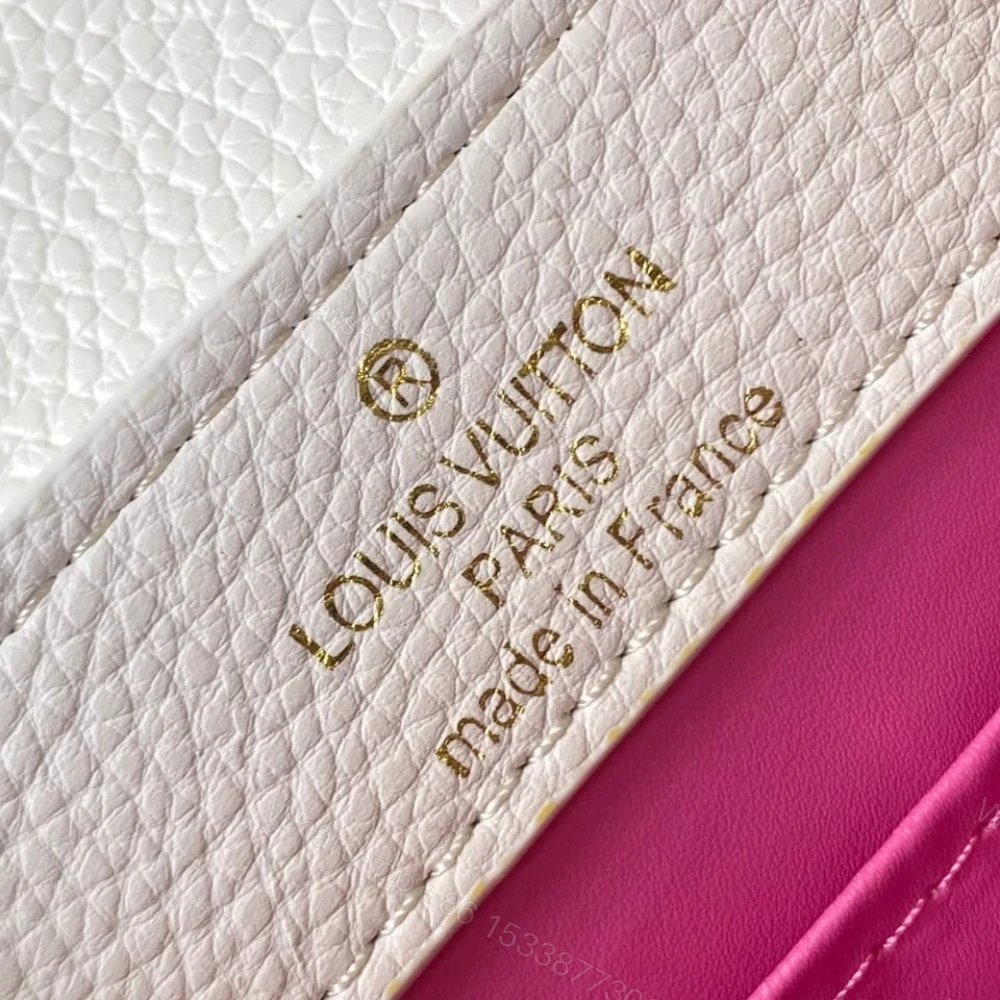 View 8 of Louis Vuitton Capucines Mini White 21Cm M23718