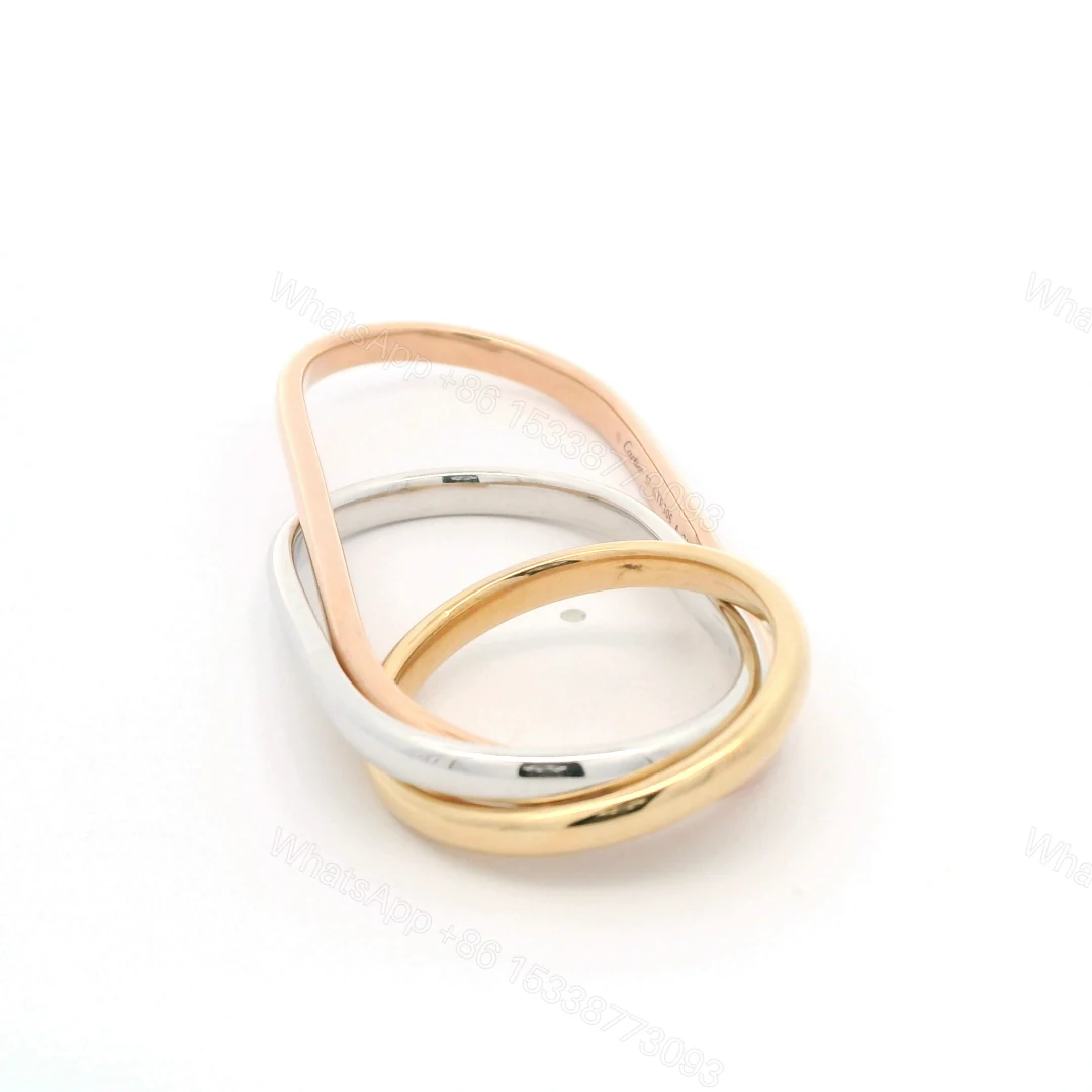View 6 of 18K Gold New Cartier x Chitose Abe Trinity Three-Finger Ring