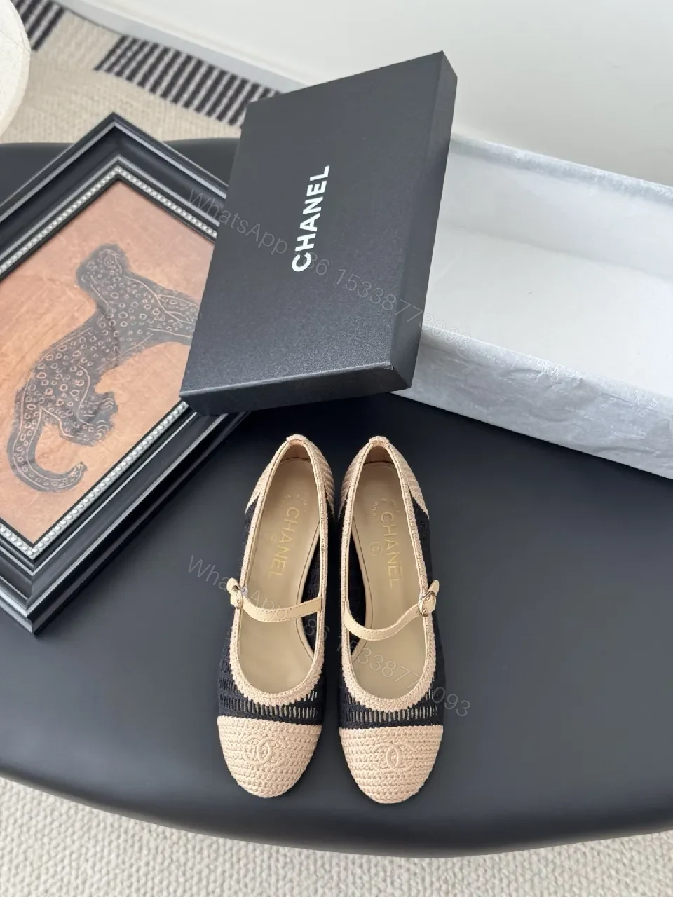 View 5 of Two-Tone Knit Mary Jane Heels: Sleek, All-Day Comfort