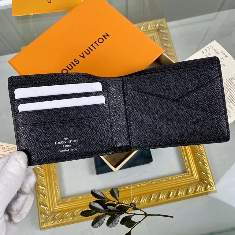 View 9 of Monogram Eclipse: Compact Wallet â€” Luxury, Minimalist, Bi-Fold