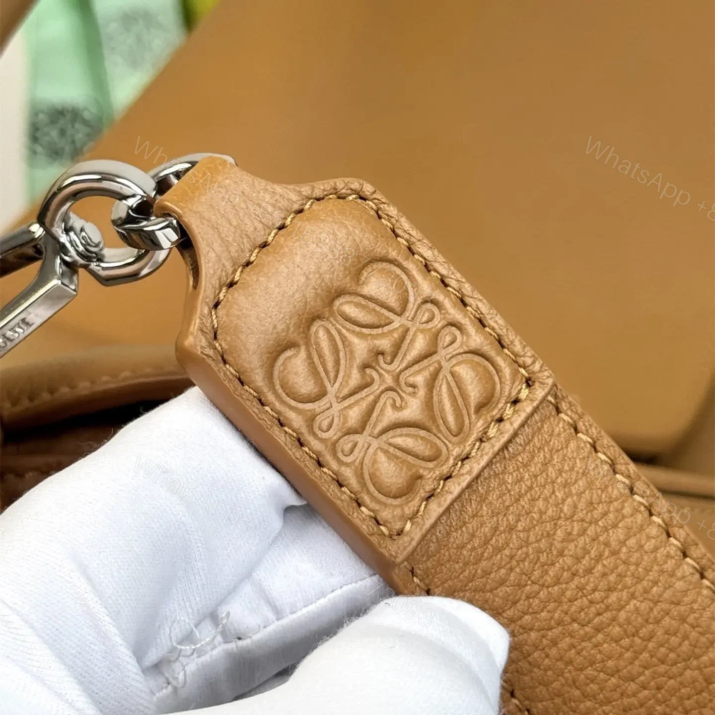 View 13 of 高仿Loewe*Puzzle系列2530單肩包棕色大號免檢版