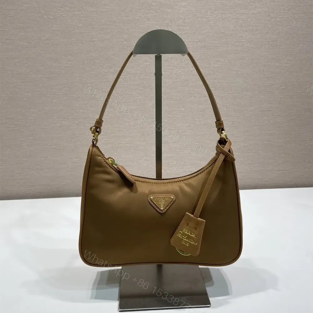 高仿Prada*RE-Nylon系列1N204M腋下包棕色Mini免檢版 — view 1