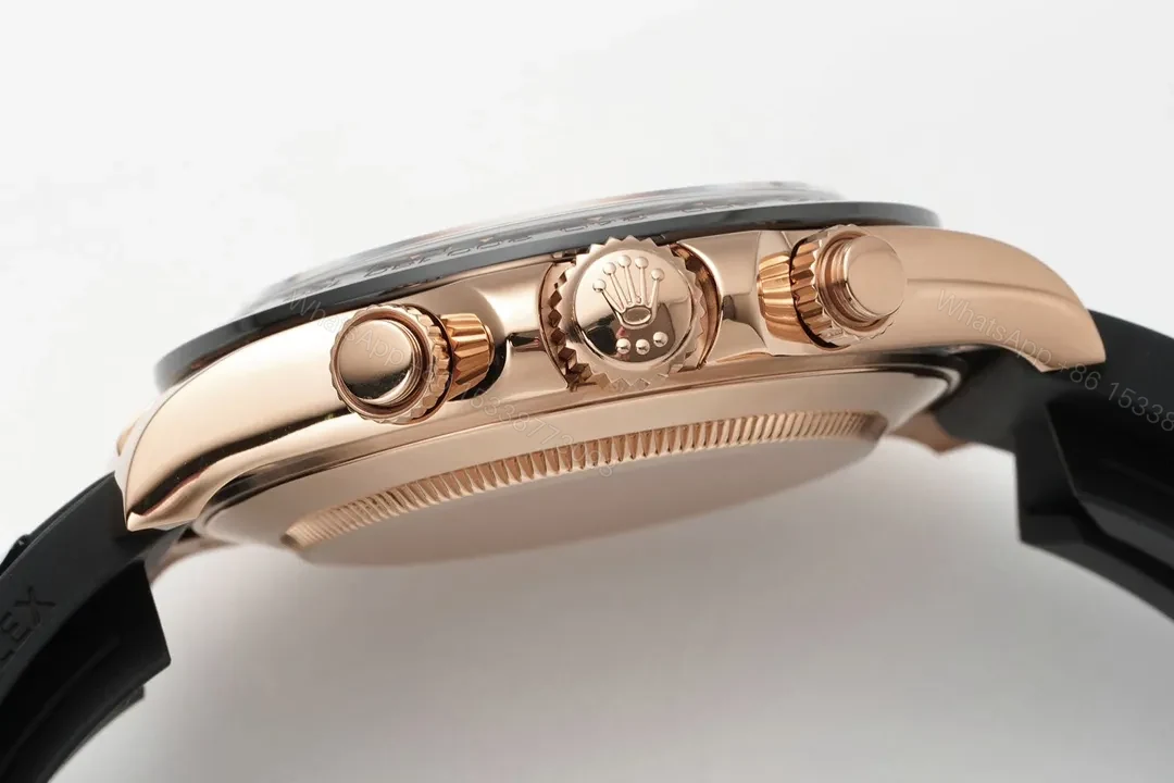 View 5 of GM Factory Clean Factory KING Rolex Daytona Rose Gold Black Dial