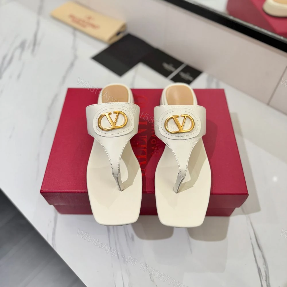 View 3 of Valentino Garavani Vlogo Signature Sandals White