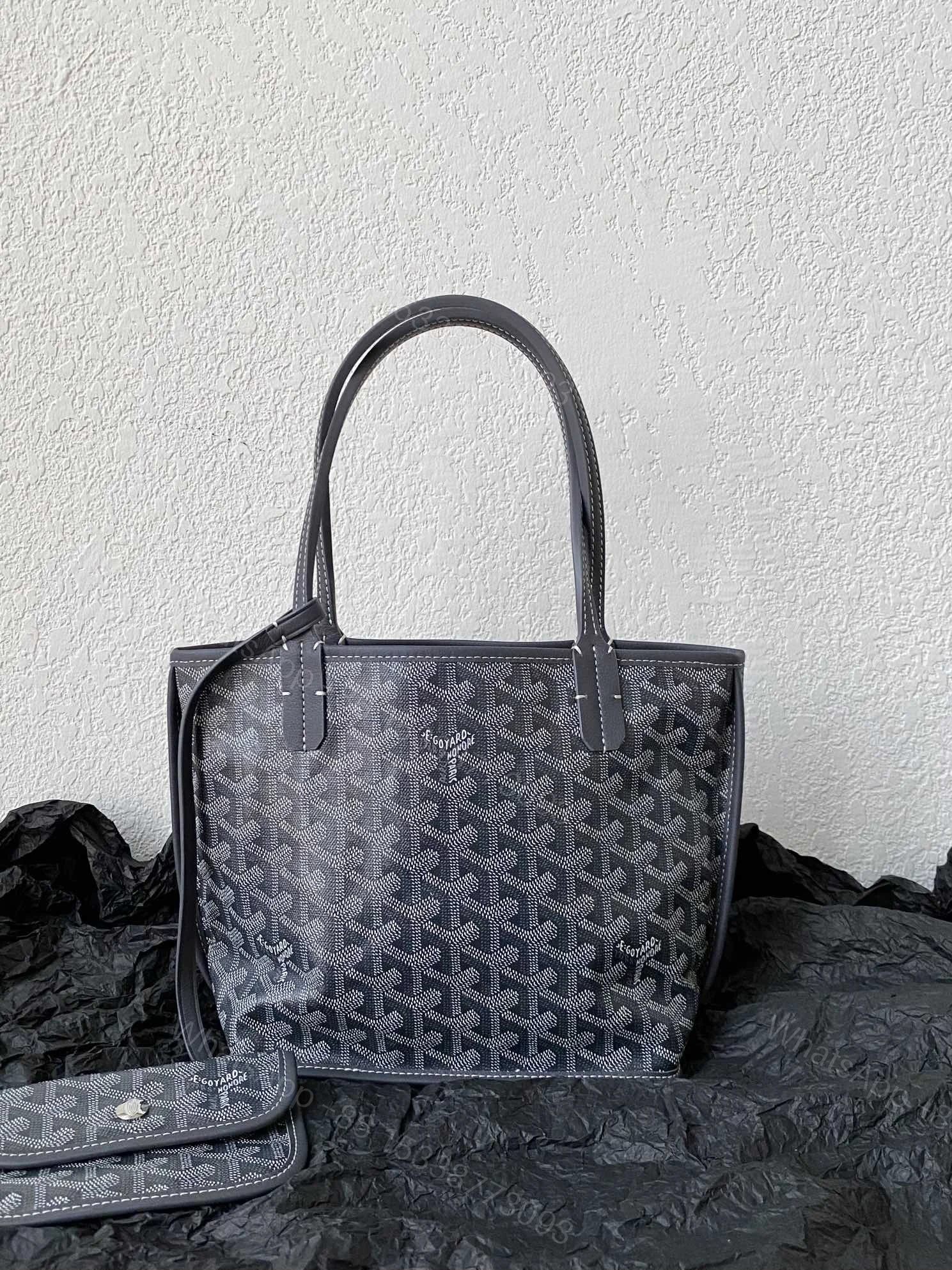 View 3 of Goyard Anjou Reversible Tote Coated Canvas Mini