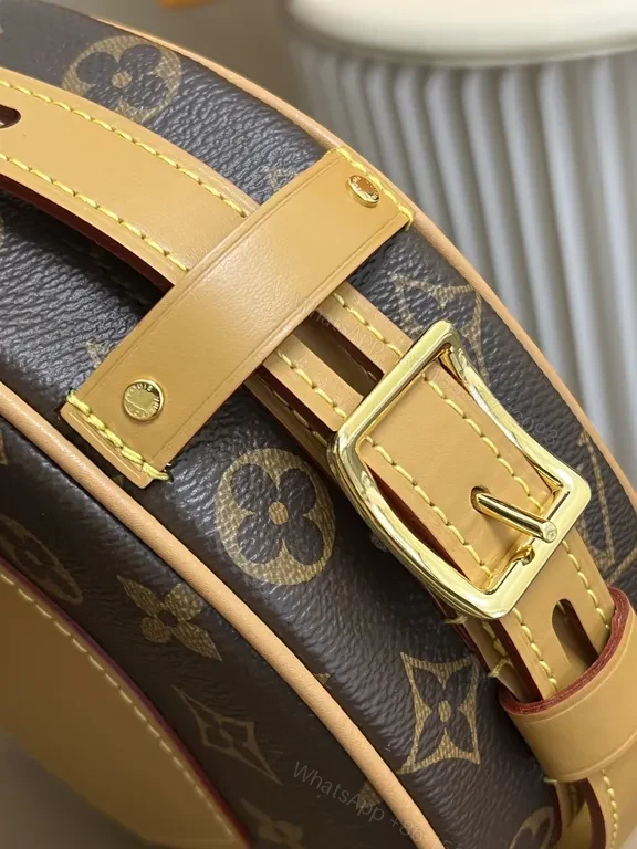View 8 of Monogram Round Bag: Luxe City Carryall in Canvas