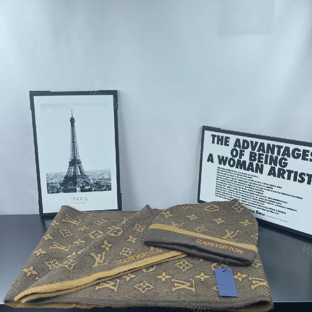 View 5 of Monogram Luxe Scarf: Premium, Timeless, All-Season Comfort