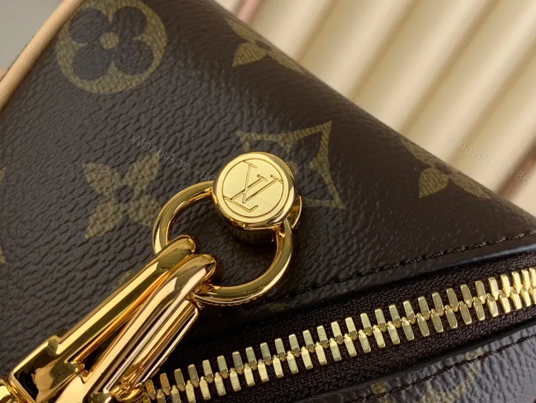 View 5 of Louis Vuitton Lv Just In Case Monogram Pattern Handbags 14x13x11cm