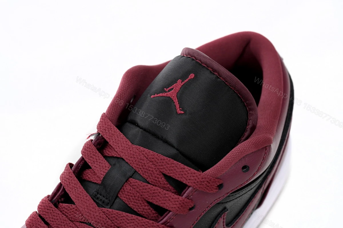 View 7 of Air Jordan aj1 Low Retro Black Red DC0774-006