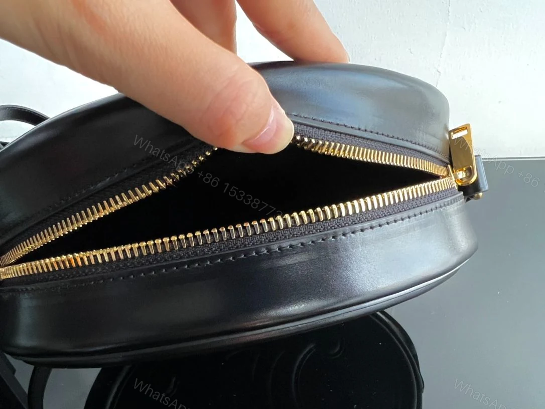 View 6 of CELINE CROSSBODY BAG OVAL PURSE CUIR TRIOMPHE IN SMOOTH CALFSKIN BLACK