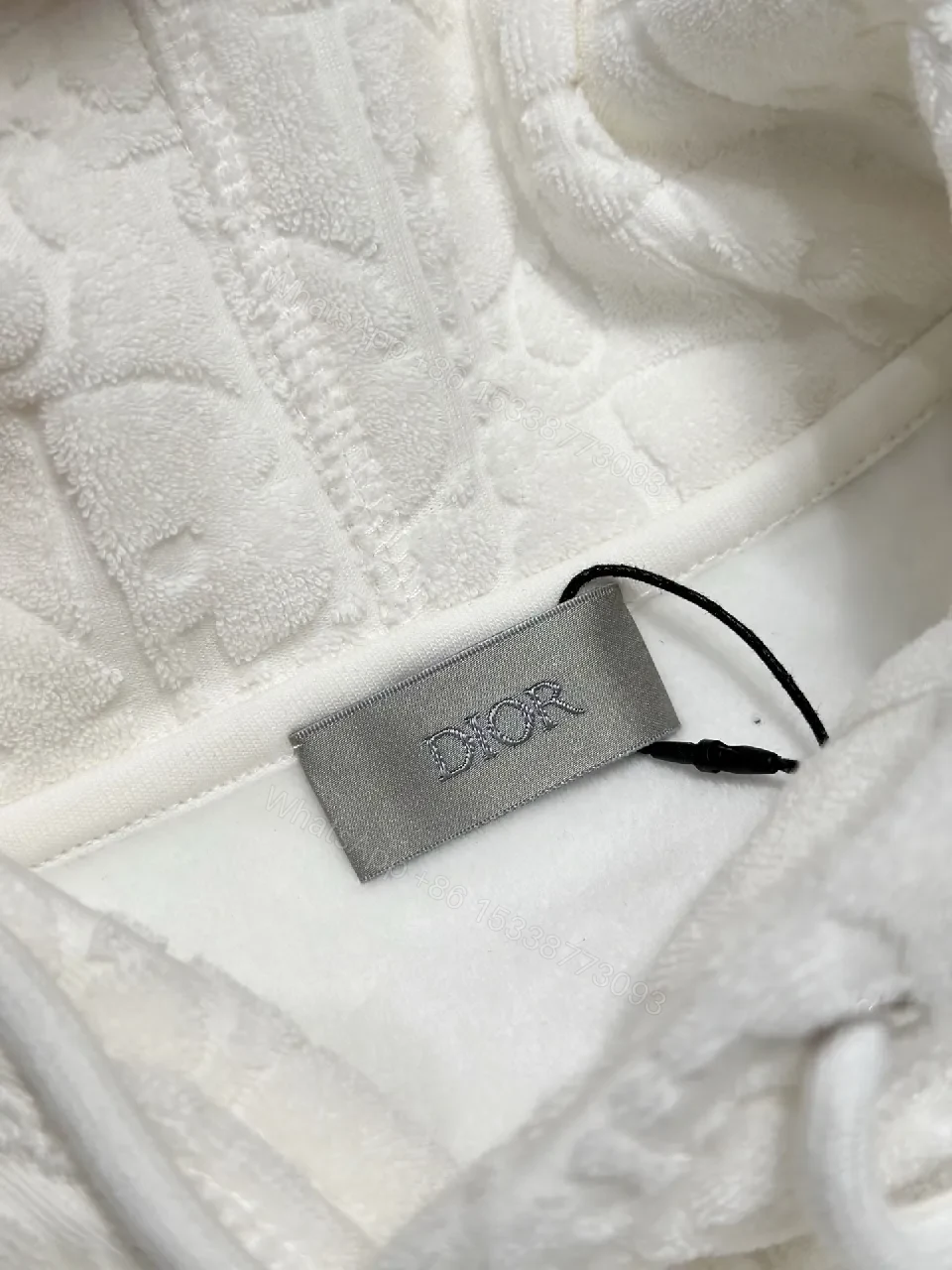 View 4 of Quilted Monogram Hoodie: Luxurious Everyday Comfort