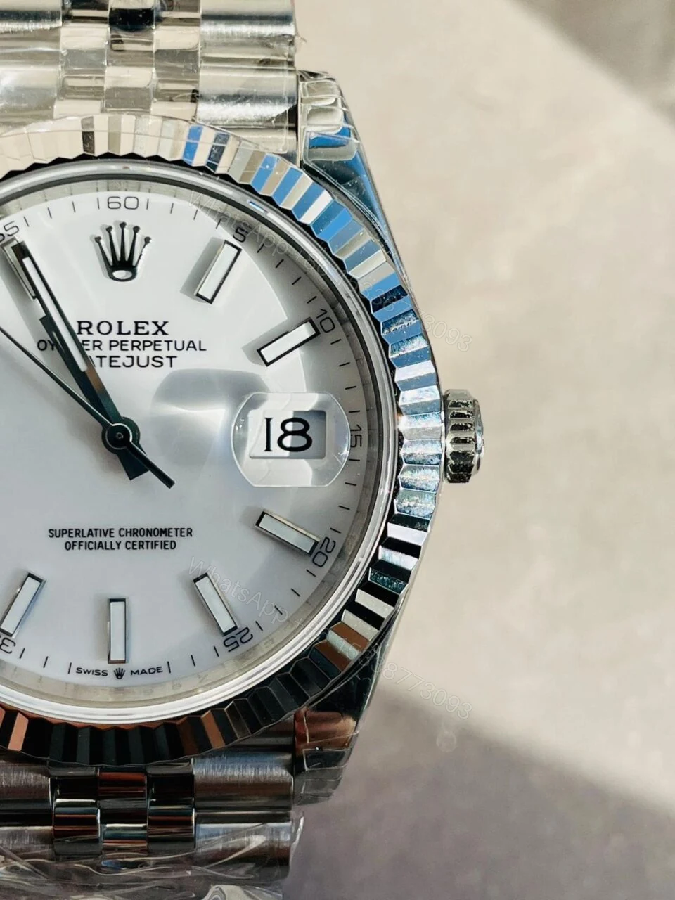 View 2 of SS VS Factory 1:1 Rolex DateJust 41 Best Edition 904L Steel White Dial