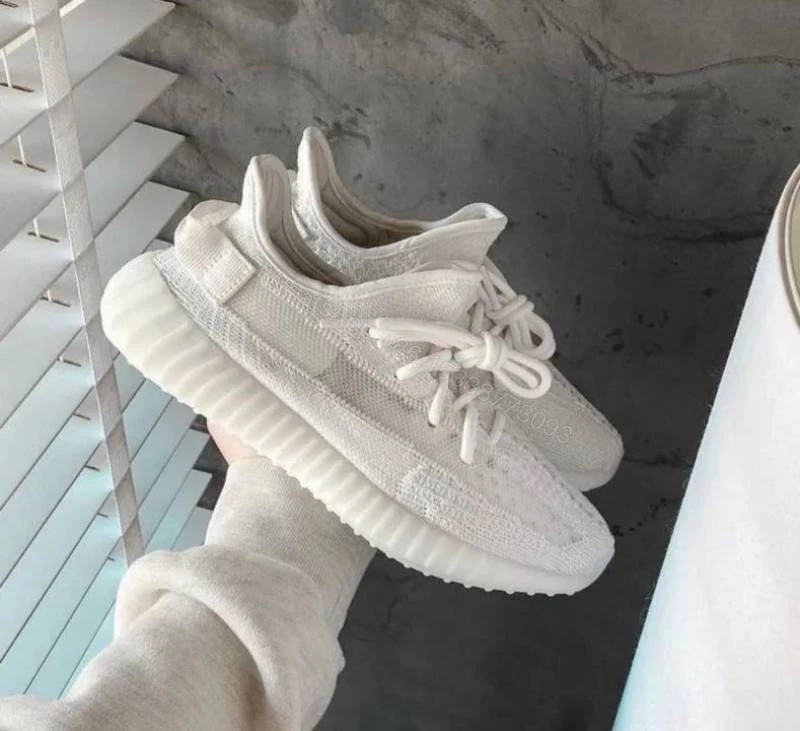 View 3 of First Copy Adidas Yeezy Boost 350 V2 Triple White Men’s Sneakers