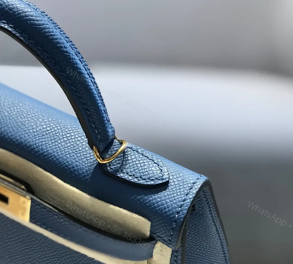 View 7 of HN MINI 20 BLUE EPSOM GOLD HARDWARE