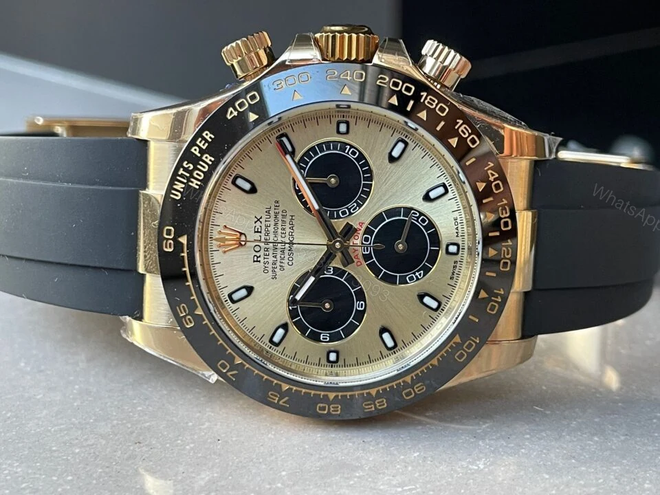 View 7 of BTF factory 1:1 Rolex Daytona 116518 Best Edition YG/Black Dial SA4130 V2