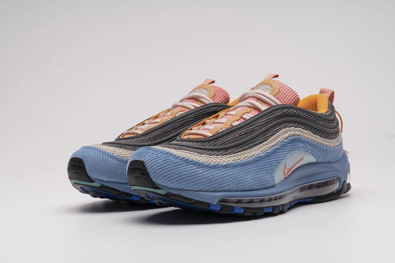View 6 of Nike Air Max 97 Corduroy Light Blue CQ7512-462