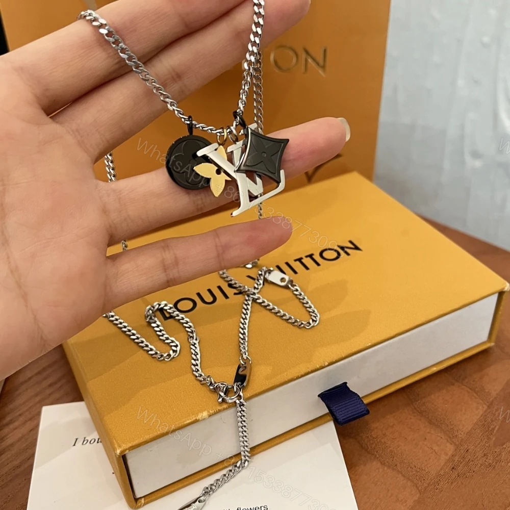 View 6 of Louis Vuitton Lv Instinct Necklace Silver M00521