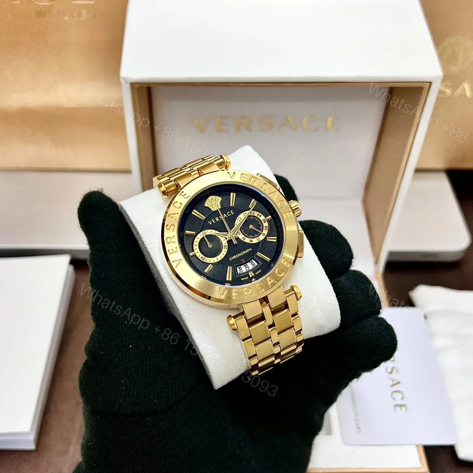 View 2 of Versace For Men 7AA Premium Collection Model – Aion Chronograph