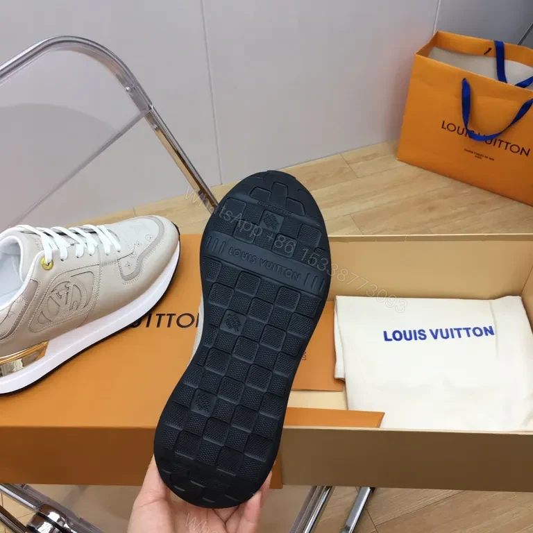 View 4 of Lightweight Luxury LV High-Top Sneaker: Modern Comfort