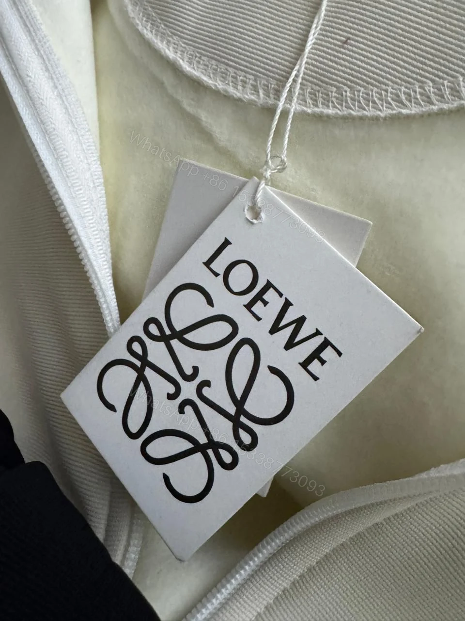 View 3 of First Copy LOEWE Store Article Full Zipper Hoodie for Men
