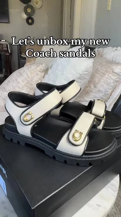 View 2 of FIRST COPY Coach Brynn Sandals Latest Instore Article