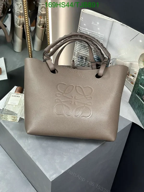 View 15 of Loewe Small Anagram Tote in Brown Classic Cowhide 011830