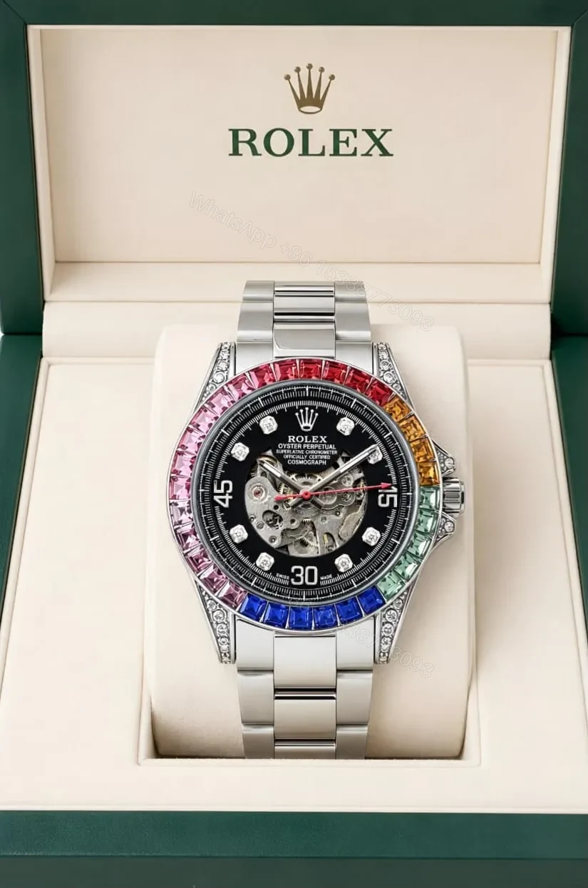 View 2 of Rolex Rainbow Automatic Open Heart