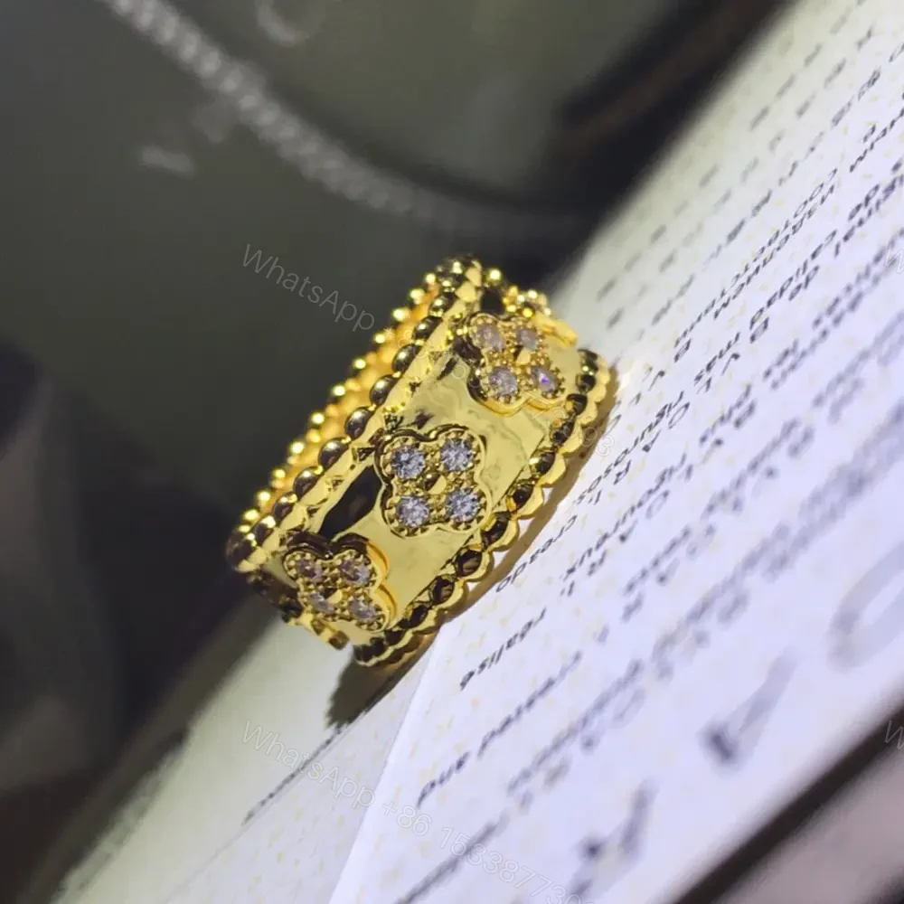 View 11 of 高仿首飾VanCleef&Arpels*RO9NC00鑲鑽萬花筒戒指黃金中號