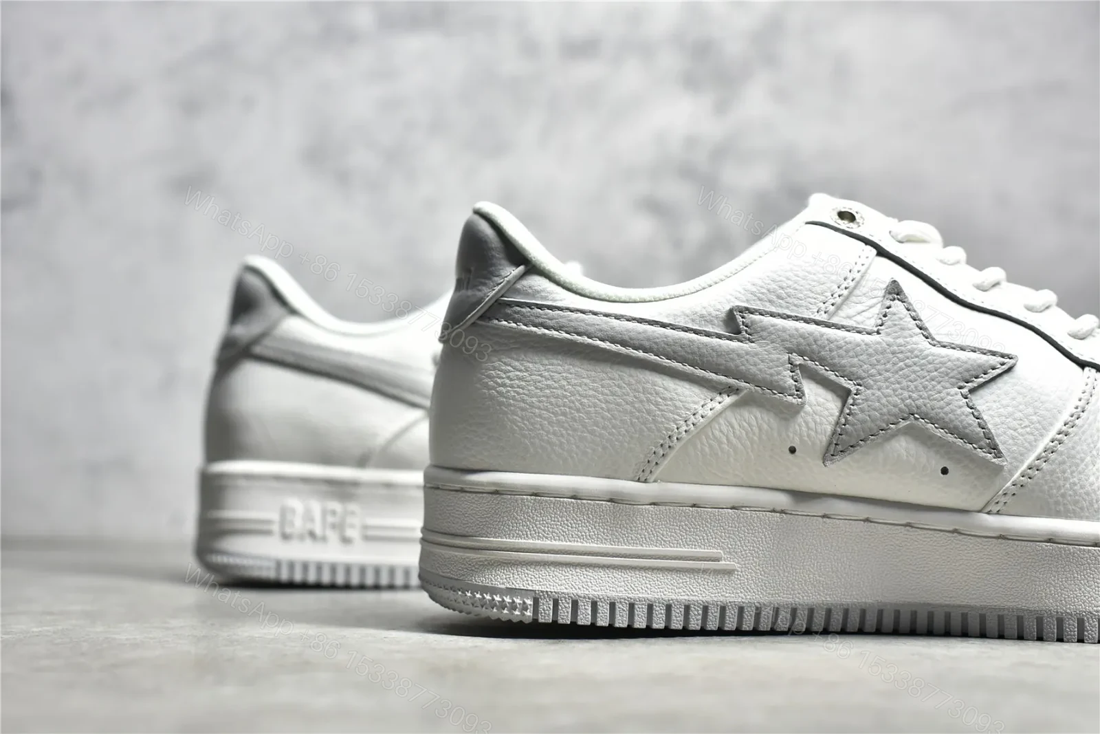 View 4 of Bapesta Gray White Reps
