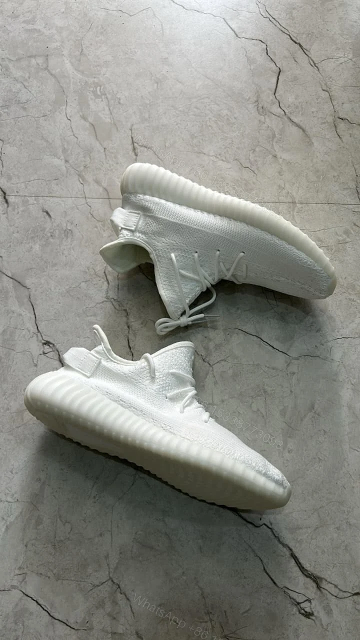 View 4 of First Copy Adidas Yeezy Boost 350 V2 All White