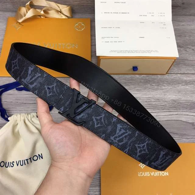 View 3 of LOUIS VUITTON SHAPE 40MM REVERSIBLE BELT – B104